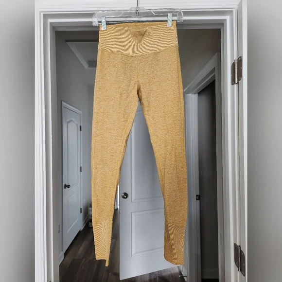 ALO Yoga Pants Jumpsuits Soft Yellow Alo Yoga Leggings Size